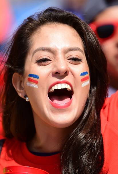 Anche le cilene devono essere orgogliose della loro Nazionale (Afp)